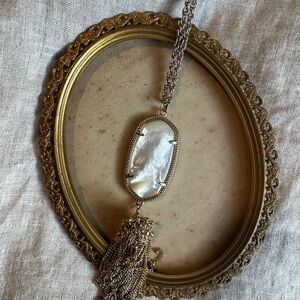 Kendra Scott Rayne Mother of Pearl Pendant Necklace